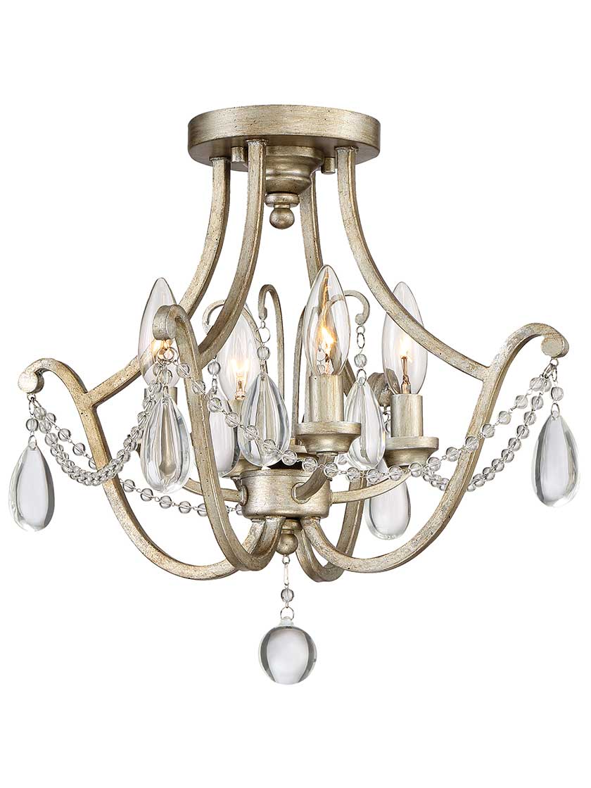Regent 16 Semi Flush Mount Ceiling Light House of Antique Hardware